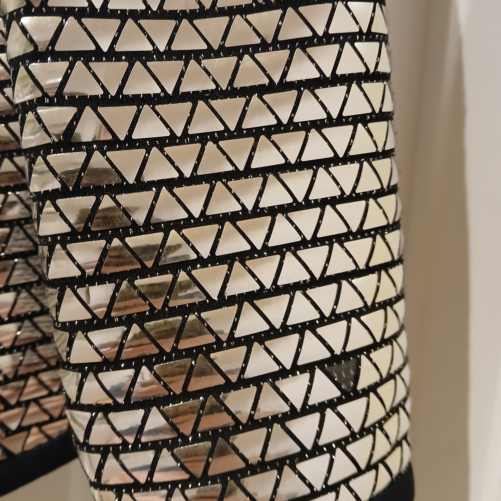 Zara Metallic Silver Blazer - Picture 5 of 14
